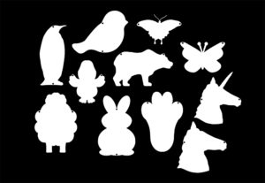 Animal Shapes - Dry Wipe Sign / Notice Board - Image 5