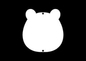 Frog (or Bear Face!) Shape - Image 12