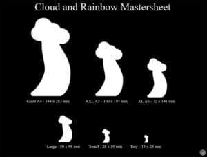 Cloud and Rainbow (or Fantasy Tree!) Shape - Image 2
